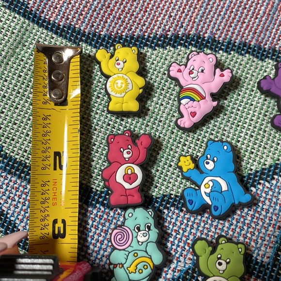 💖9 Piece Complete Care Bears Set Crocs Charms - Picture 3 of 4